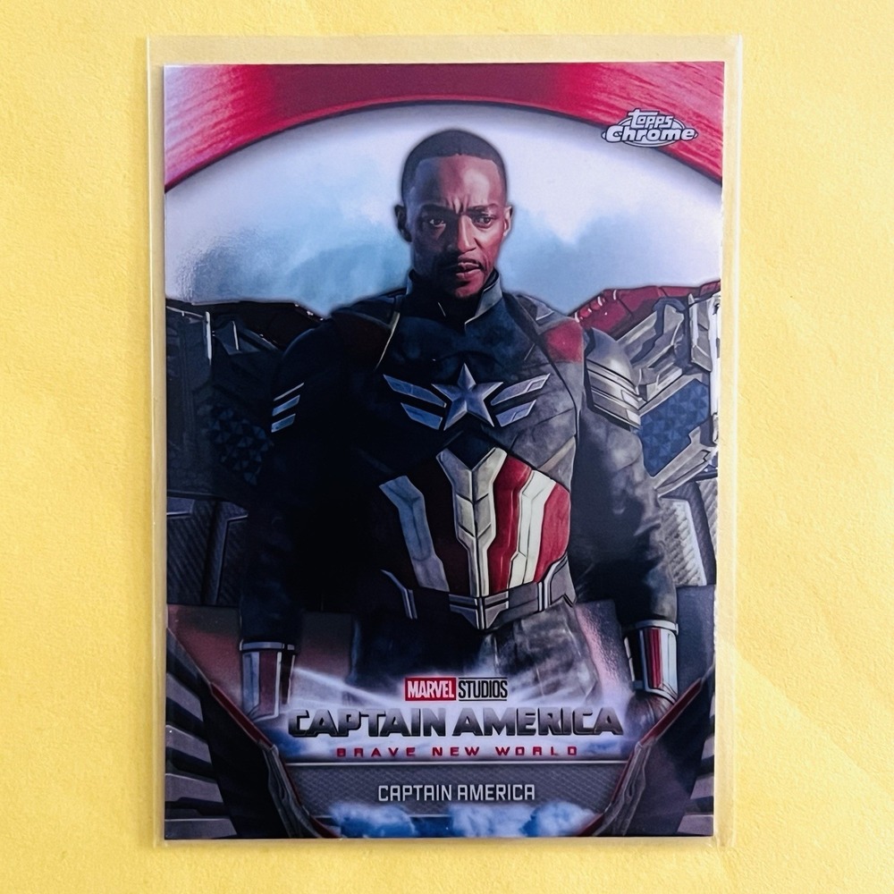 2025 Topps Chrome Marvel Studios Captain America Sam Wilson BNW-10 Insert